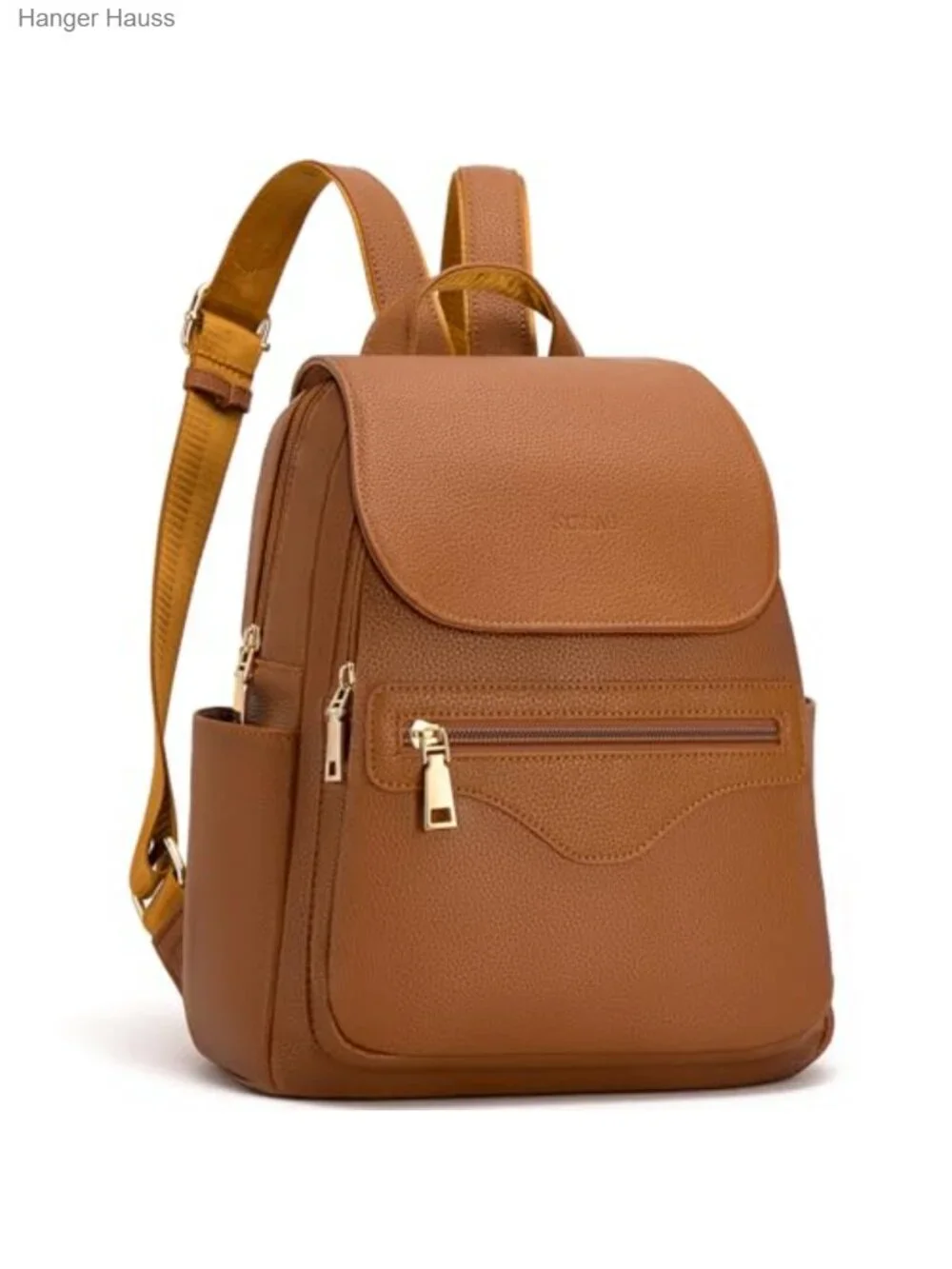 Vegan Leather Mini Backpack Purse with RFID Wallet & Tablet Sleeve